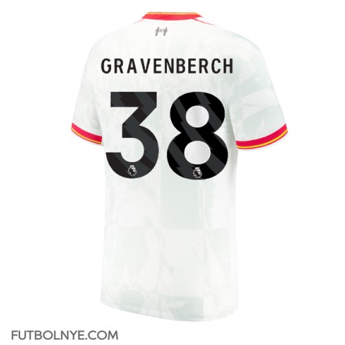 Camiseta Liverpool Ryan Gravenberch #38 Tercera Equipación 2024-25 manga corta